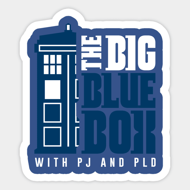 Big Blue Box Transparent Sticker by PLDProjects